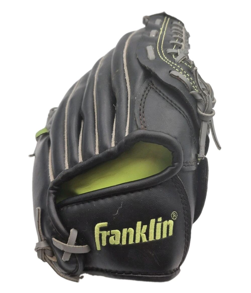 Franklin 22S11 Fieldmaster Series 12" Black RHT Baseball Glove Dura-Bond Lacing